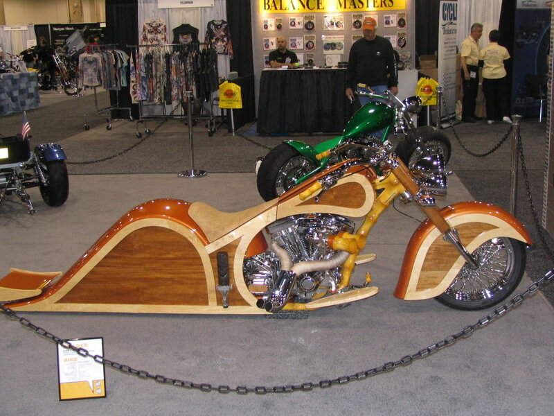 Custom Wooden Motorcycle