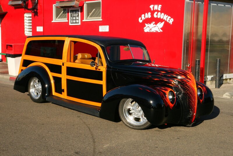 Custom Woodie Car
