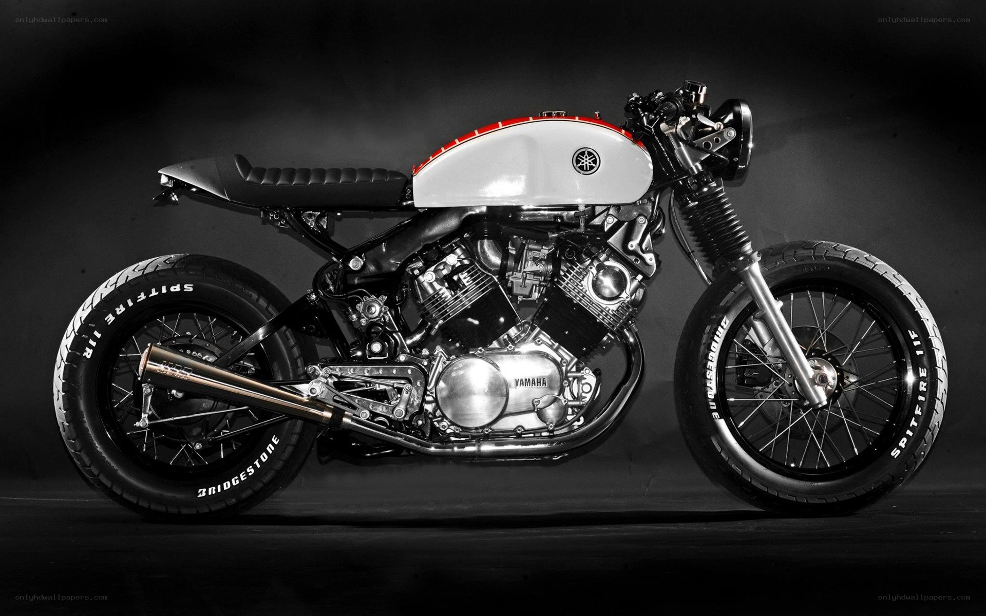 custom yamaha cafe racer