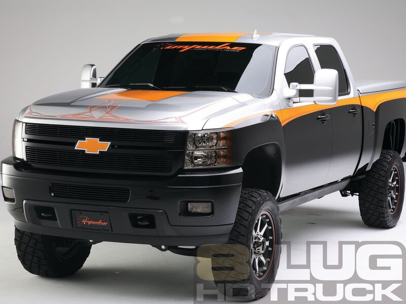 Customized Pickup Truck — Black