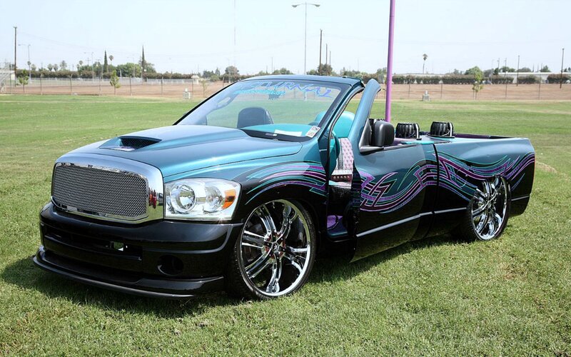 Customized Pickup Truck — Teal, Showcase