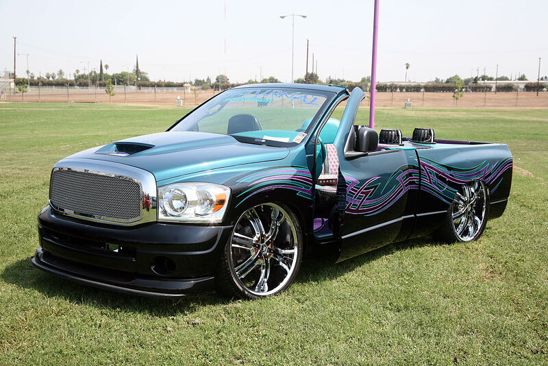 Customized Pickup Truck — Teal