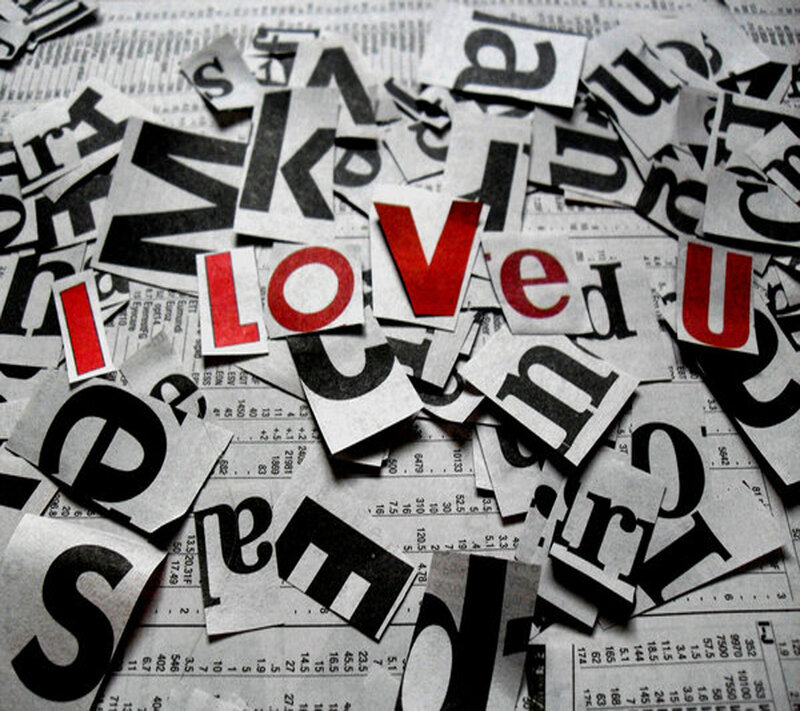 Cut-out Letters from Newspaper