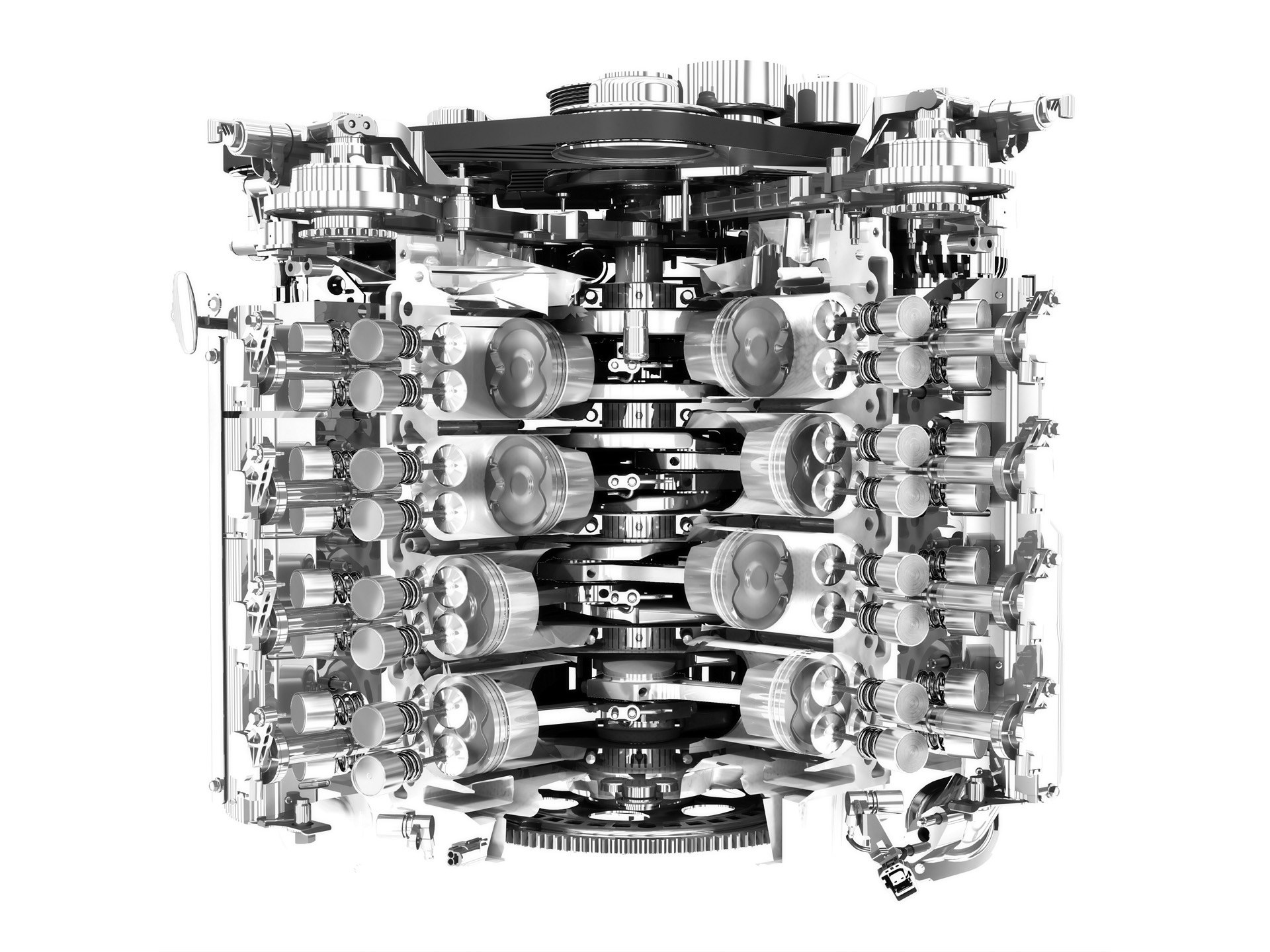 Cutaway engine diagram