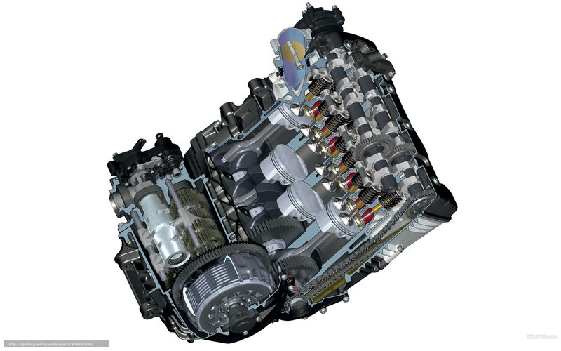 Cutaway Engine View