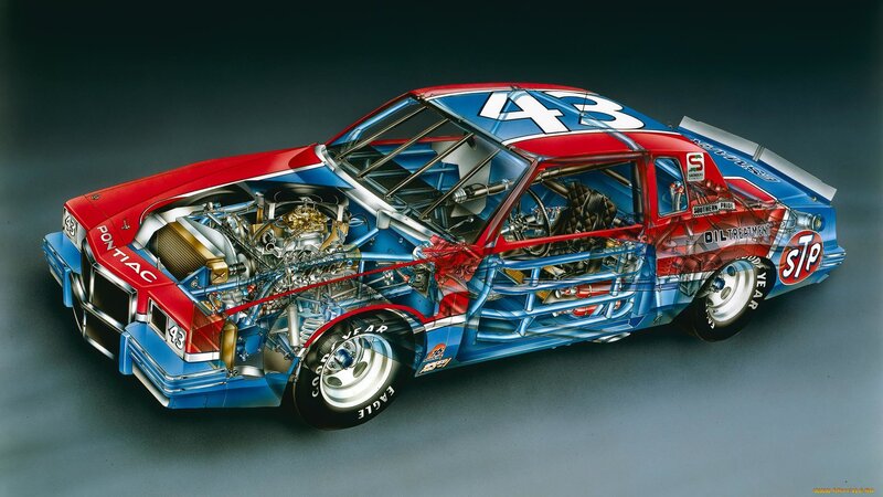 Cutaway Race Car