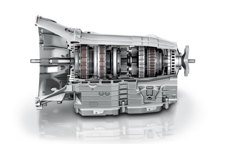 Cutaway view of a car transmission