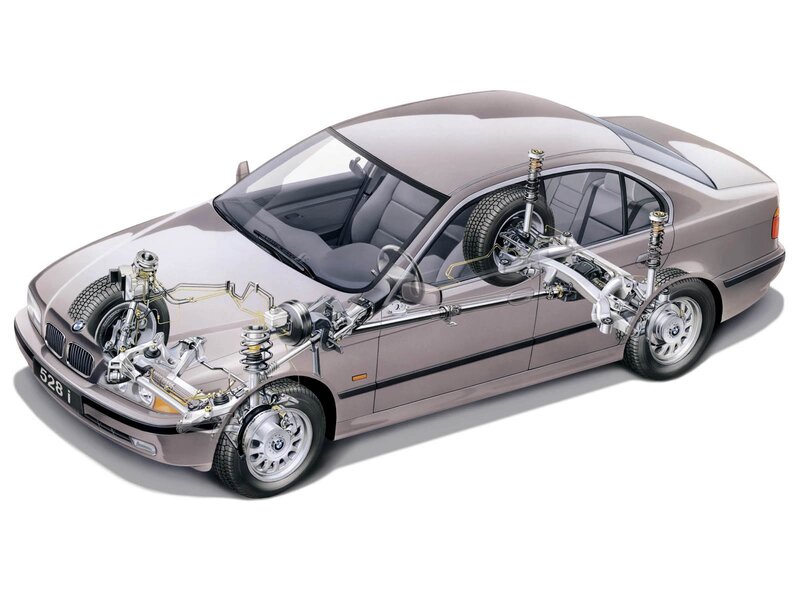 Cutaway View of Car