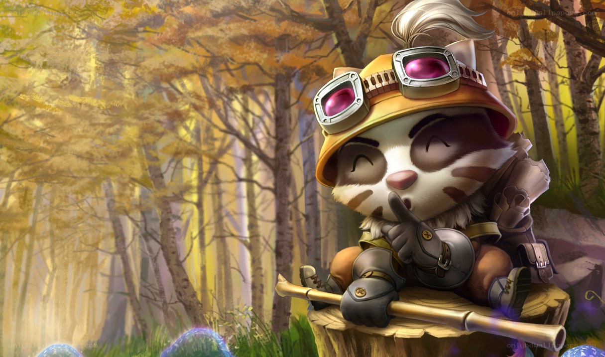 cute animal character in forest