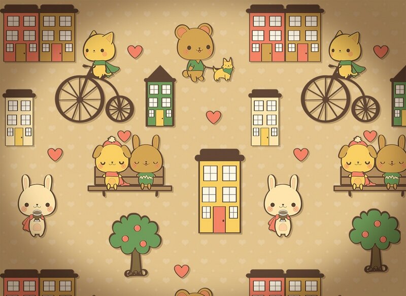 Cute Animals in Town
