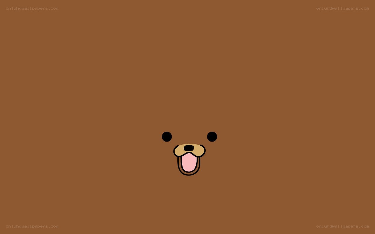 cute bear face illustration