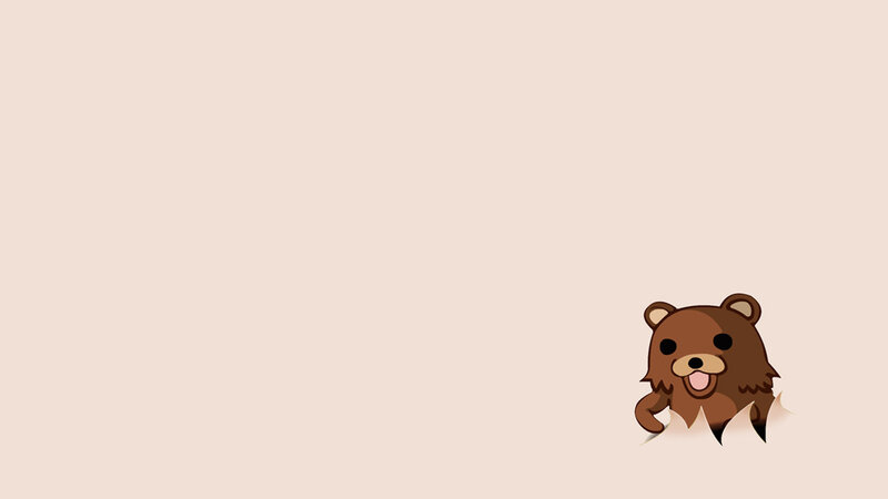 cute bear peeking out