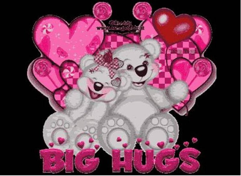 cute bears with hearts