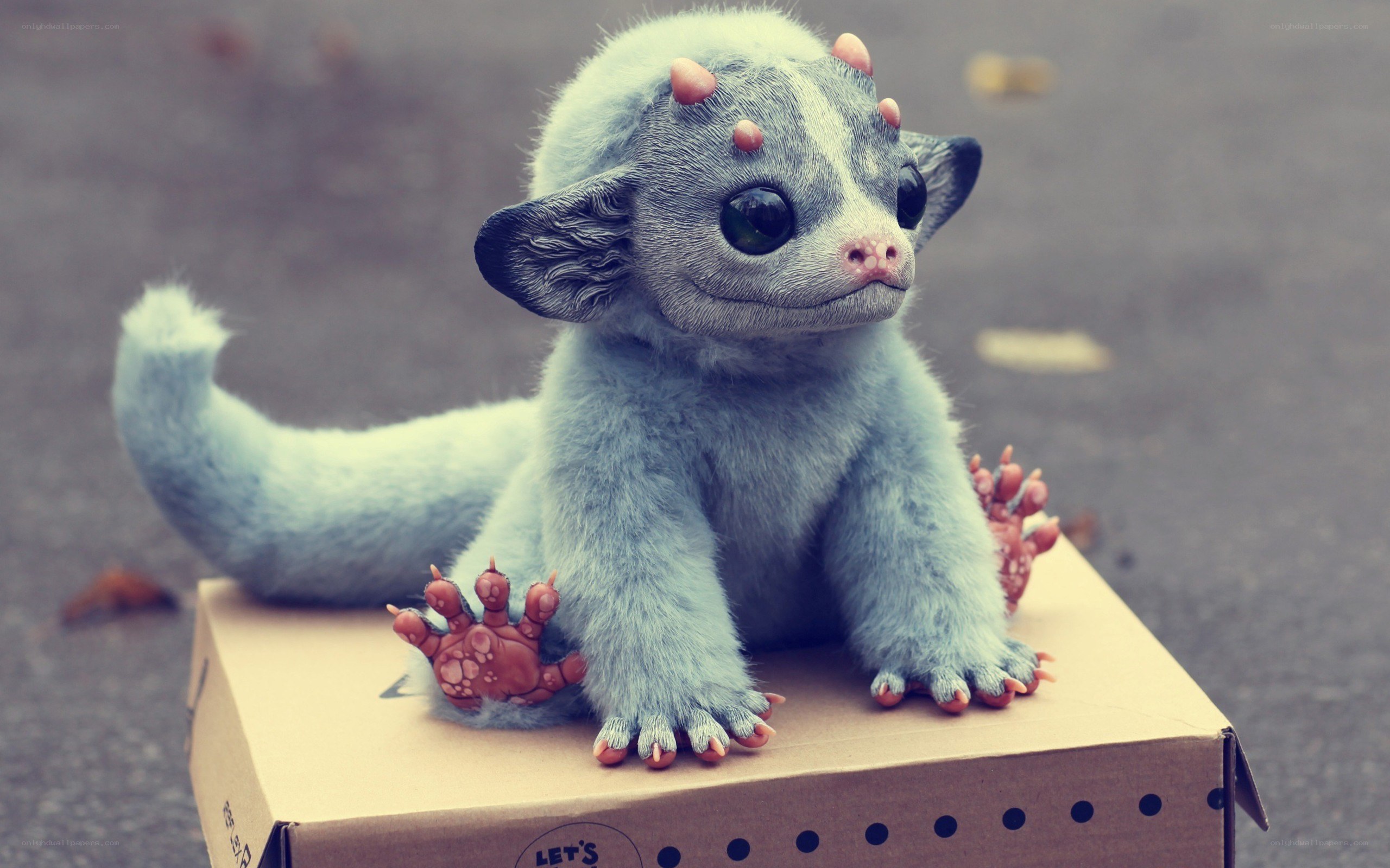 cute blue dragon baby