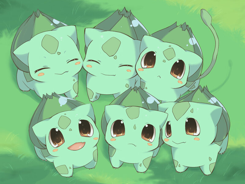 Cute Bulbasaur group