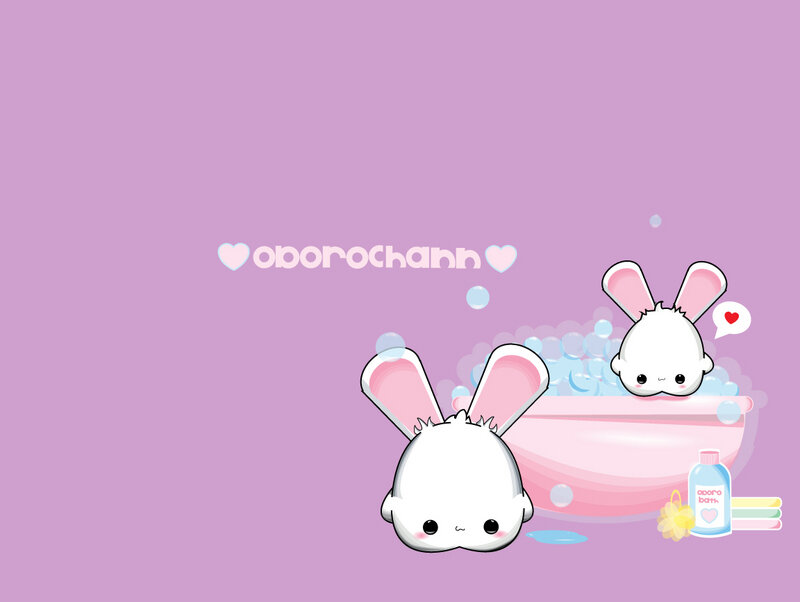 cute bunnies in a bubble bath