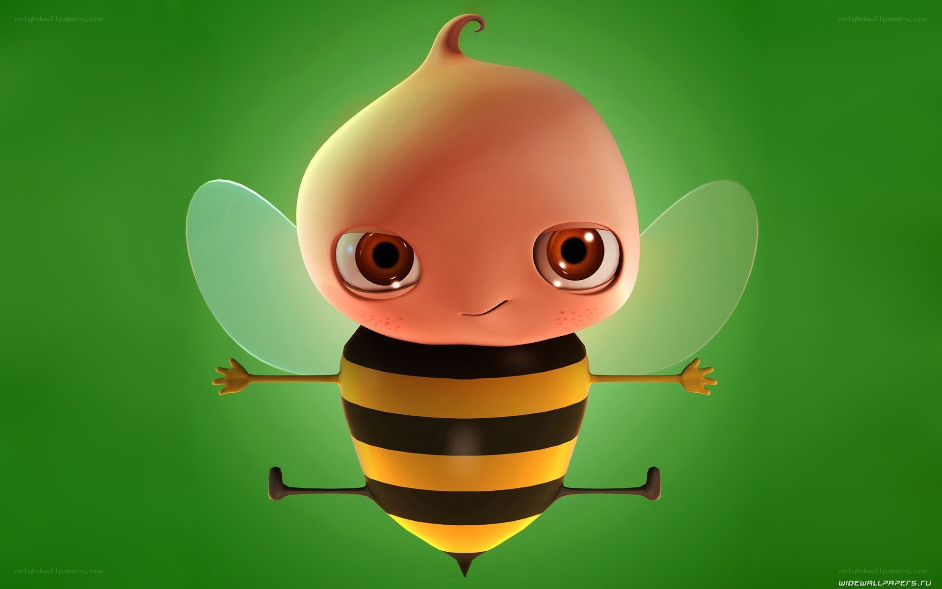 cute cartoon bee character