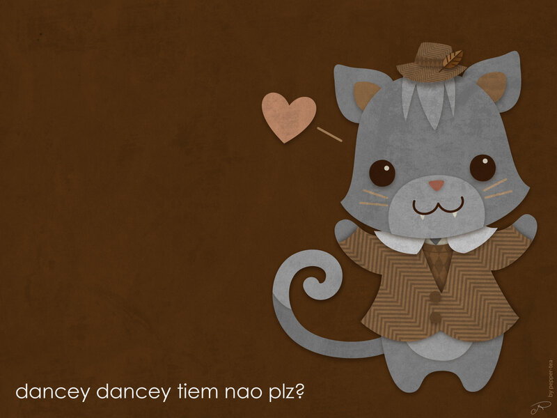 cute cat character