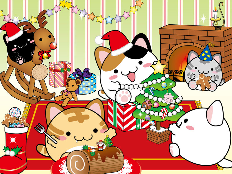 Cute Cats at Christmas