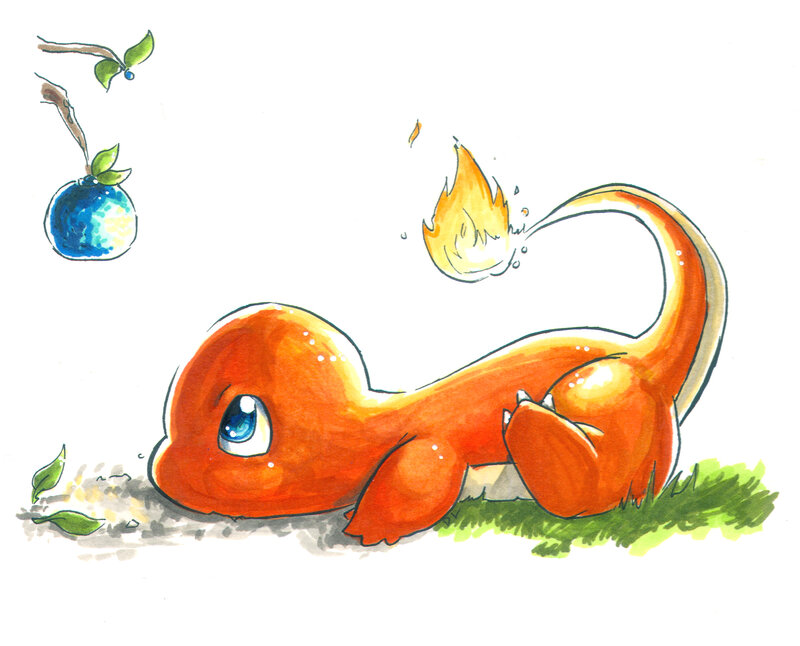 Cute Charmander drawing