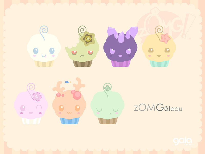 Cute Cupcake Characters