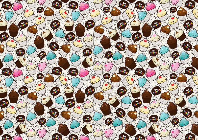 Cute Cupcakes Pattern