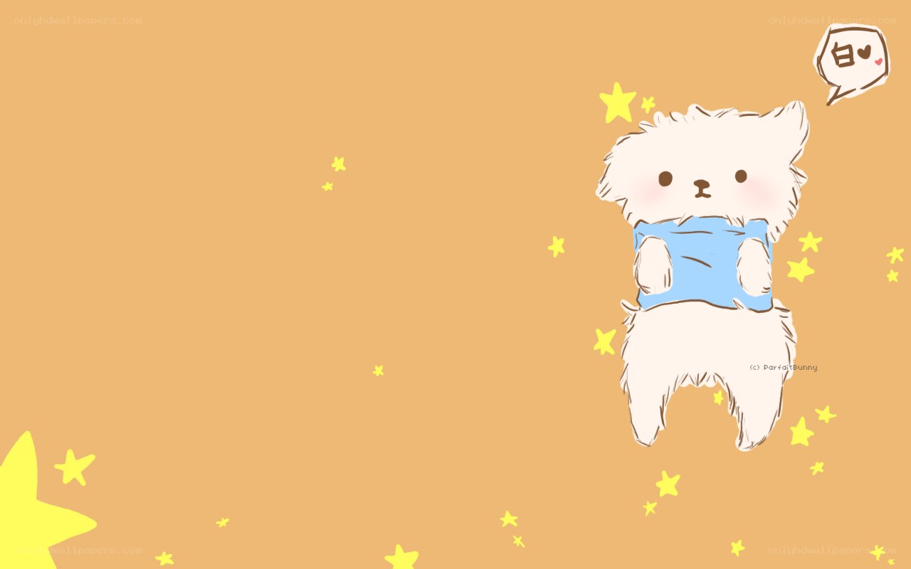 cute dog with stars