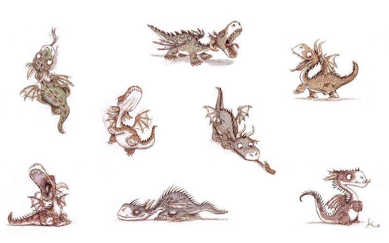 Cute Dragon Characters