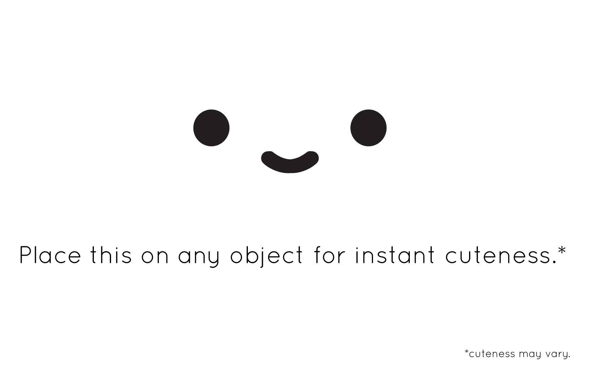 cute face sticker
