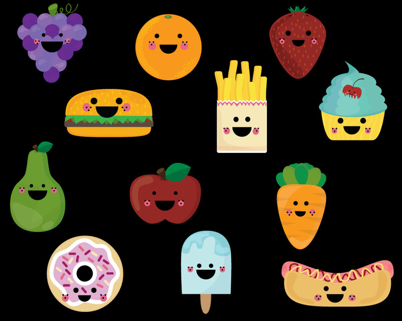 cute food characters collection