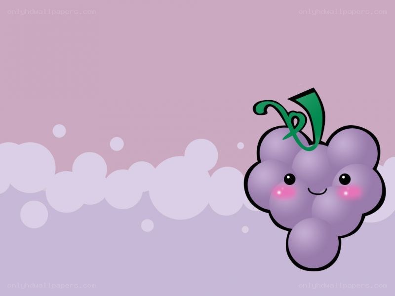cute grape character