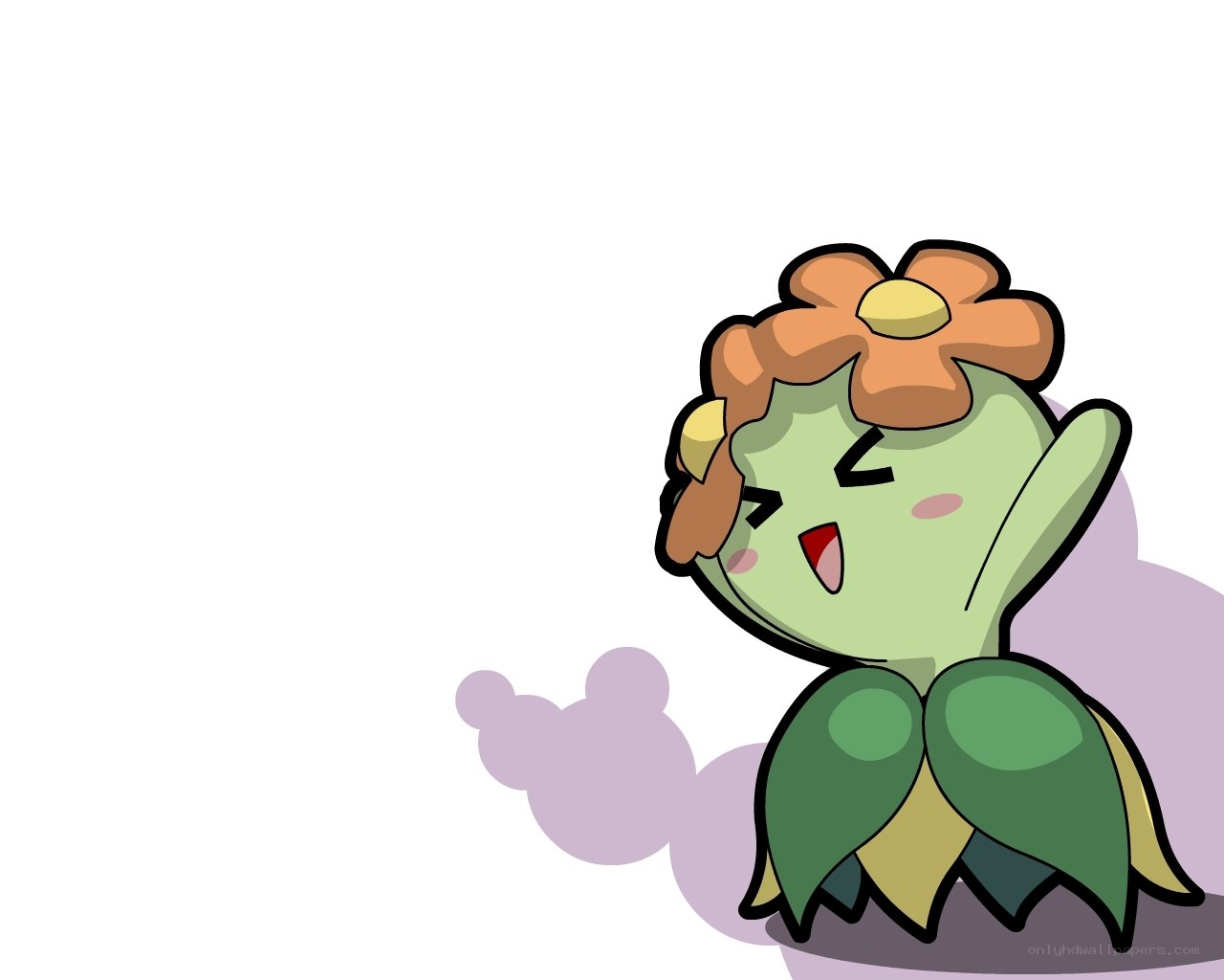 cute green creature