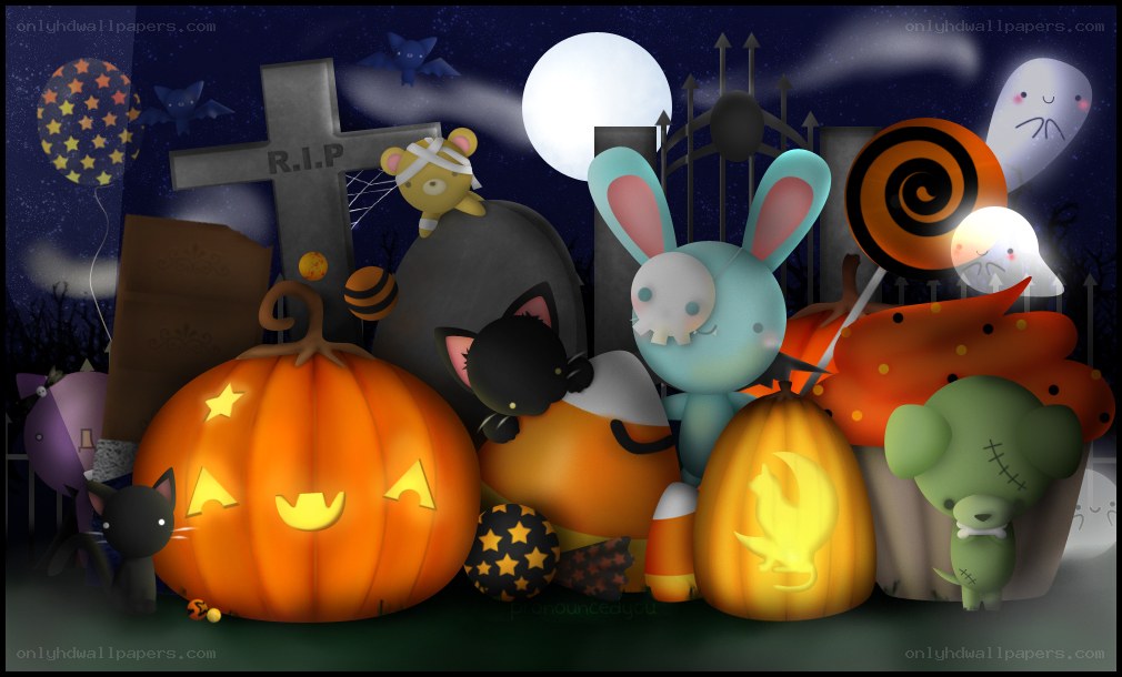 Cute Halloween characters