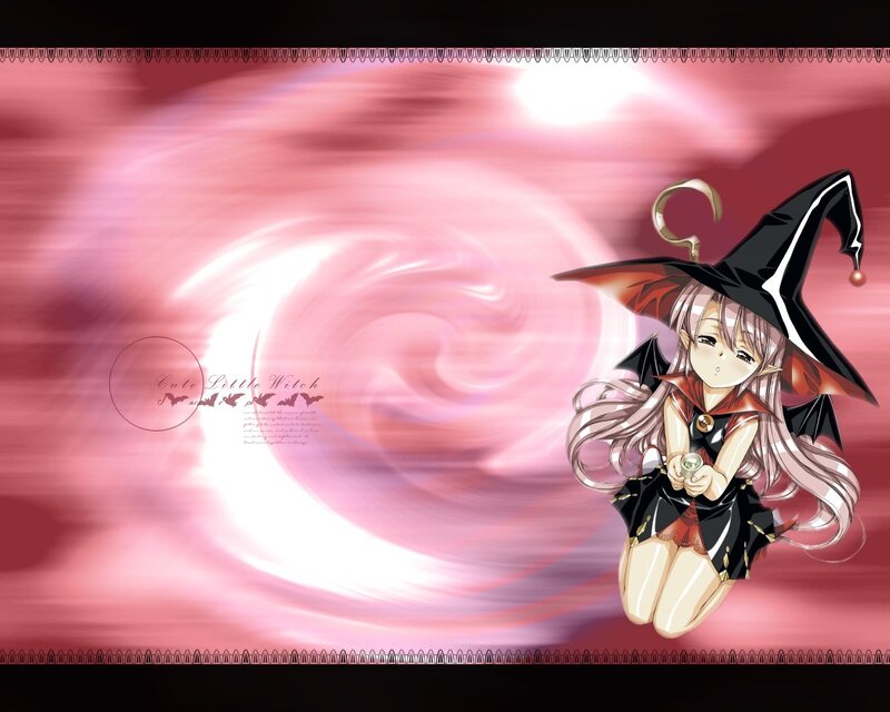 cute little witch character