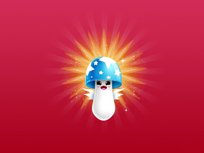 cute mushroom character