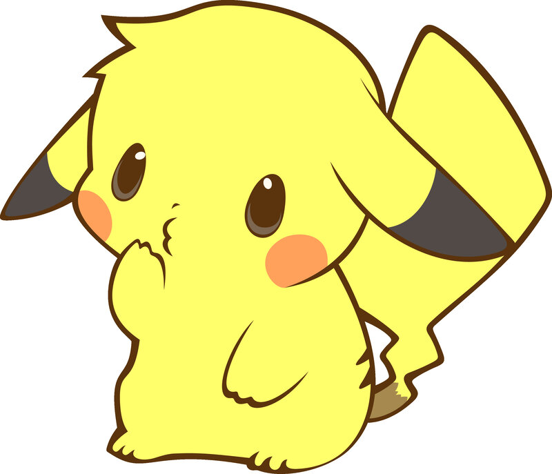 cute pikachu character