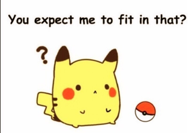 Cute Pikachu Character — Yellow, Curious
