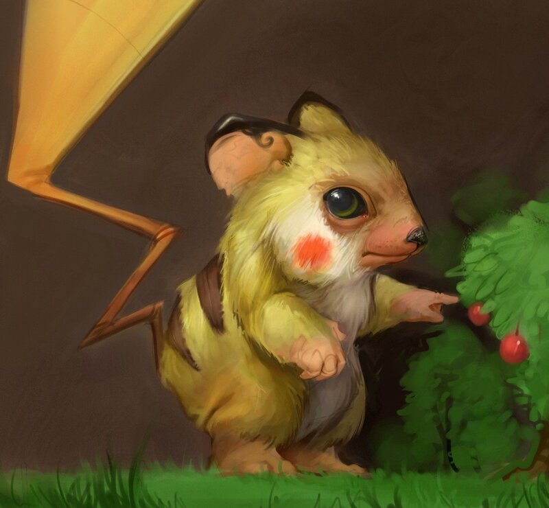 cute pikachu-like creature
