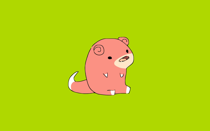 cute pink cartoon creature