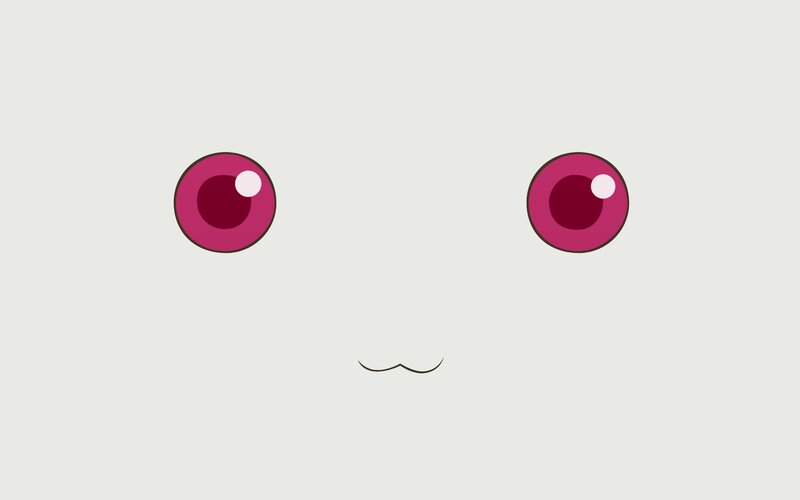 cute pink eyes face