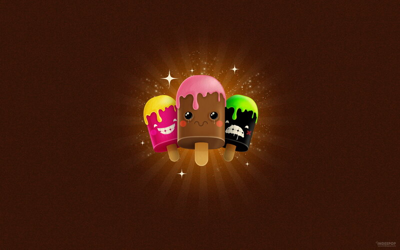 Cute Popsicle Characters