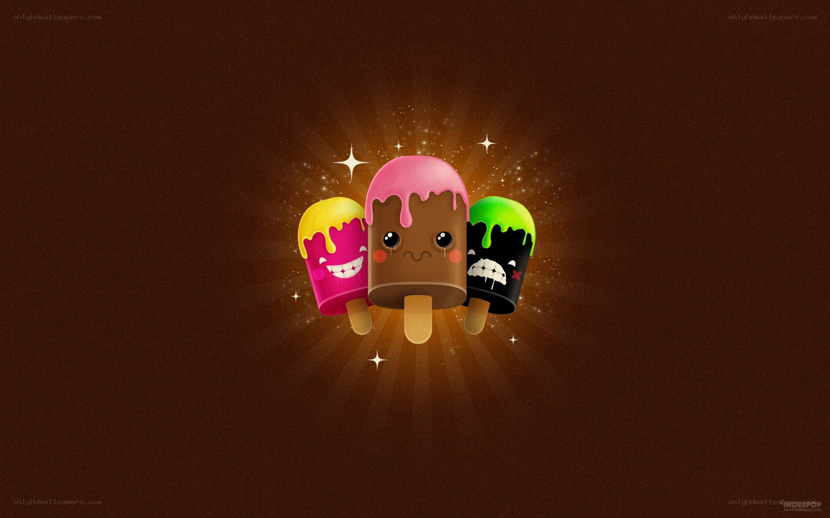 Cute Popsicle Characters