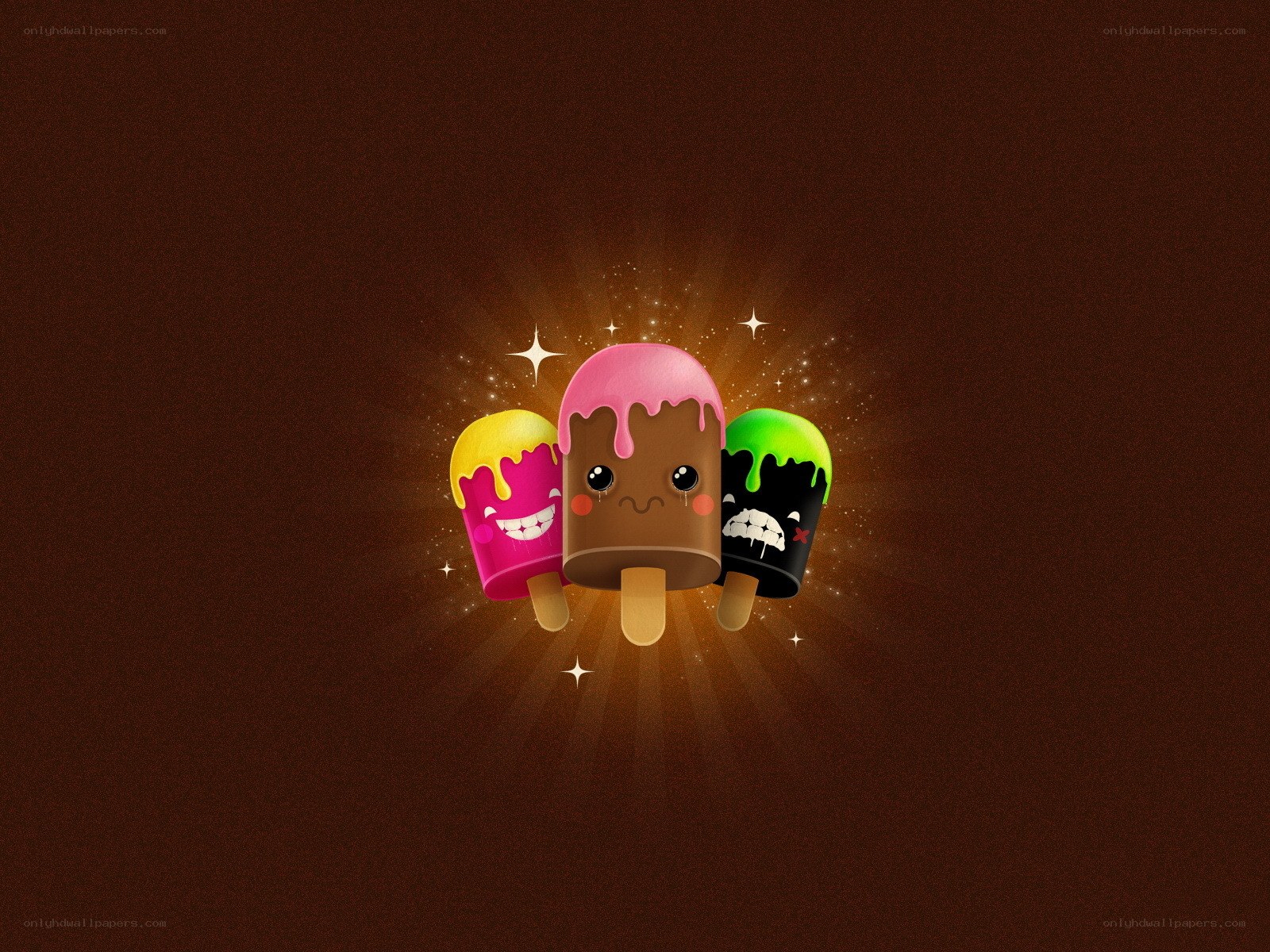 Cute Popsicle Characters