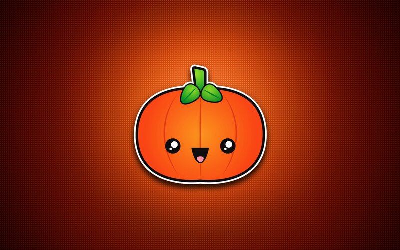 cute pumpkin character