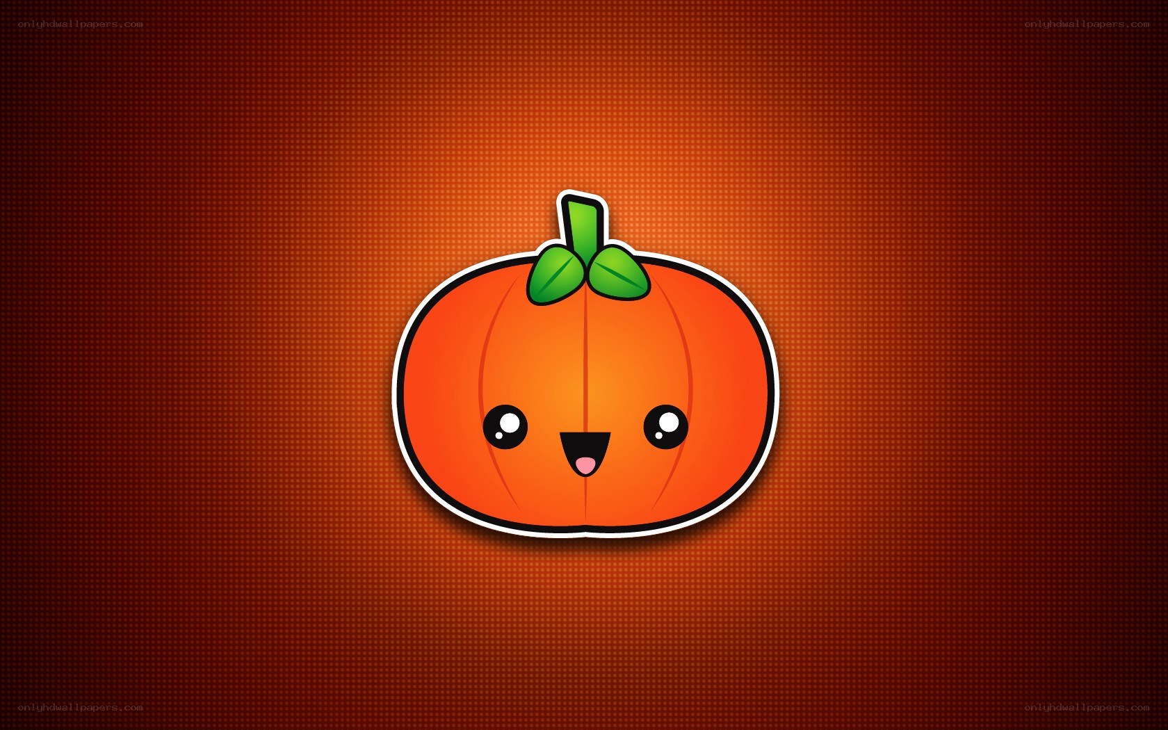 cute pumpkin character