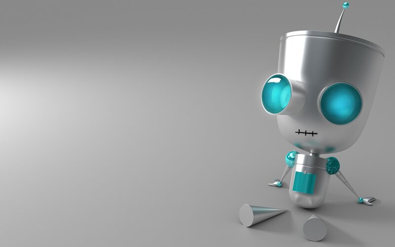 cute robot character