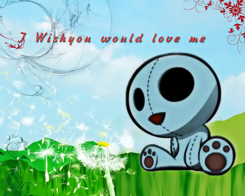 cute robot in a field