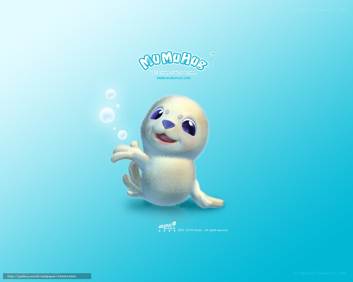 cute seal character wallpaper