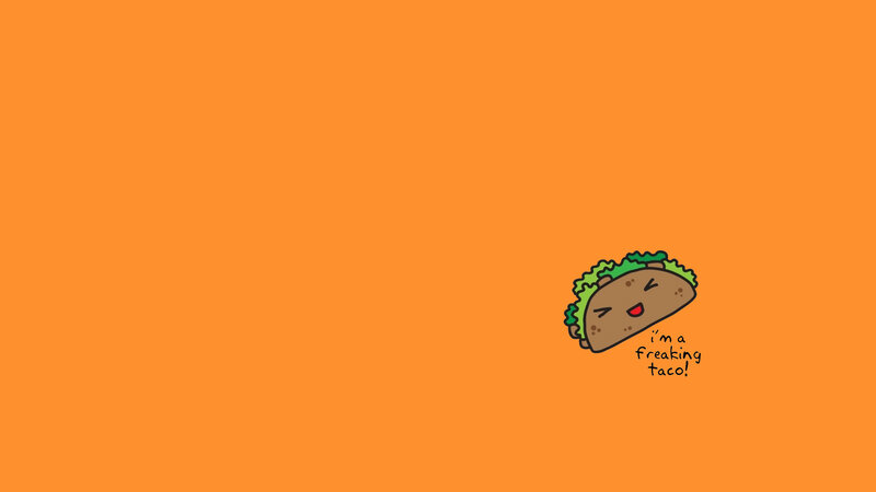 cute taco character