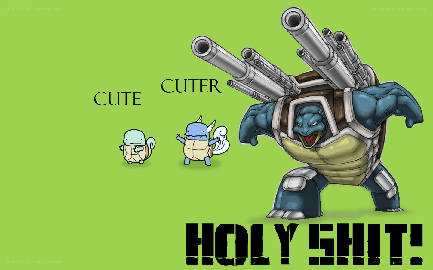 Cute to Holy Shit Squirtle